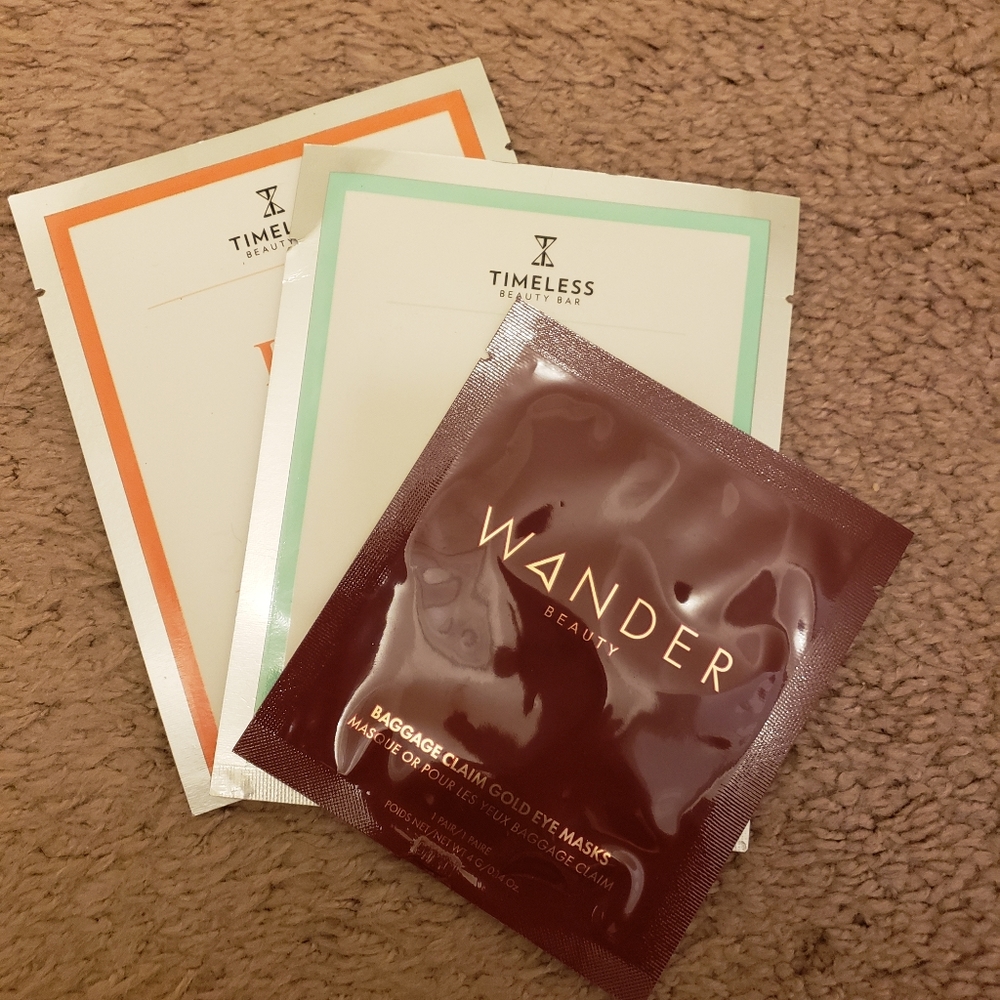 3/$15-- bundle & save! Set of 3 sheet/eye masks